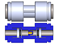 QUC-PO Series Push In Union Orifices